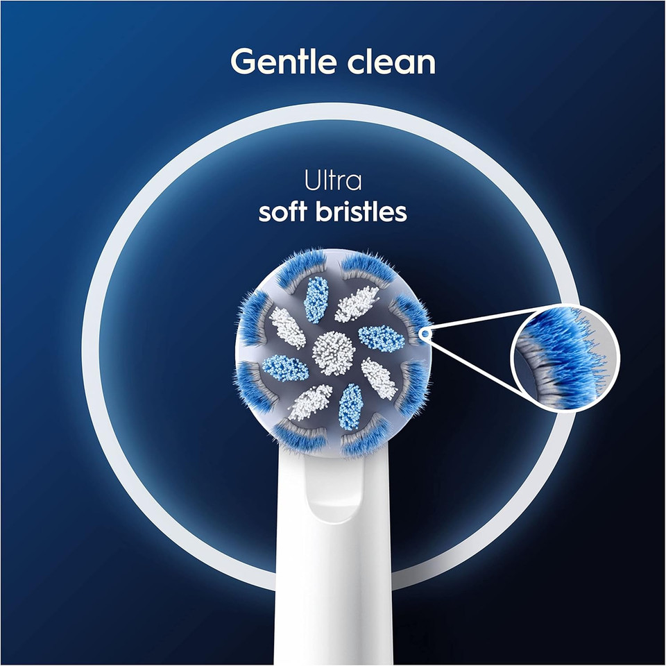 Oral-B Pro Sensitive Clean Toothbrush Heads, Pack of 10 Counts, Suitable for Mailbox