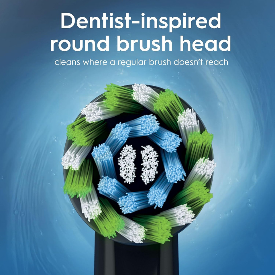 Oral-B Vitality Pro Electric Toothbrushes For Adults, 1 Handle, 2 Toothbrush Heads, 3 Brushing Modes Including Sensitive Plus, 2 Pin UK Plug, Purple Oral-B Vitality Pro Electric Toothbrushes For Adults, 1 Handle, 2 Toothbrush Heads, 3 Brushing Modes Including Sensitive Plus, 2 Pin UK Plug, Purple