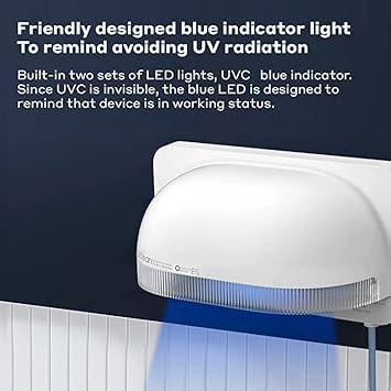 Oclean S1 Toothbrush UVC Steriliser, UVC-LED Safe Sterilisation, 99.9 Percent High Sterilising Rate, Auto-sterilising - White, One Size