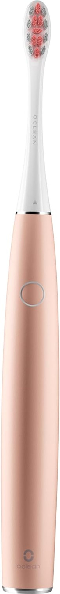 Oclean Air 2, Sonic Electric Toothbrush, Portable Ultra Quiet Design, Dupont Brush Head Bristles, 2h Quick Charge for 40 Days, IPX7  White Tulip