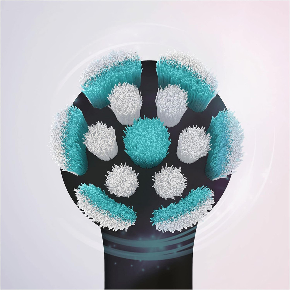 Oral-B iO Gentle Care Original Electric Toothbrush Head, The Softest iO Brush Head for Gentle Brushing & Plaque Removal, Pack of 6 Toothbrush Heads, Suitable for Mailbox, Black