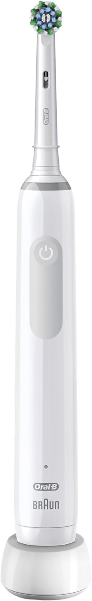 Oral-B Pro 3 Electric Toothbrushes For Adults, Oral B Electric Toothbrush, Gifts for Women or Men, 1 Toothbrush Head, 3 Modes with Teeth Whitening, 2 Pin UK Plug, 3000, White