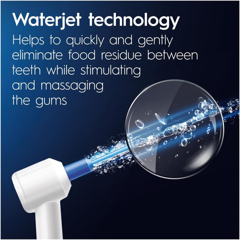 Oral-B iO4 Electric Toothbrushes for Adults, Oral B Electric Toothbrush, 1 Toothbrush Head, 4 Modes with Teeth Whitening, Electric Toothbrush Adults, UK 2 Pin Plug, White, Oral B Io Toothbrush