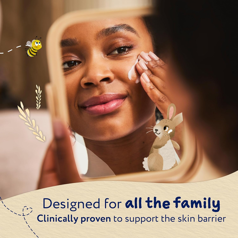 Childs Farm OatDerma Face Cream Moisturiser, Fragrance Free Hydration, Sensitive Skin Emollient, Soothe Baby Kids, 50ml