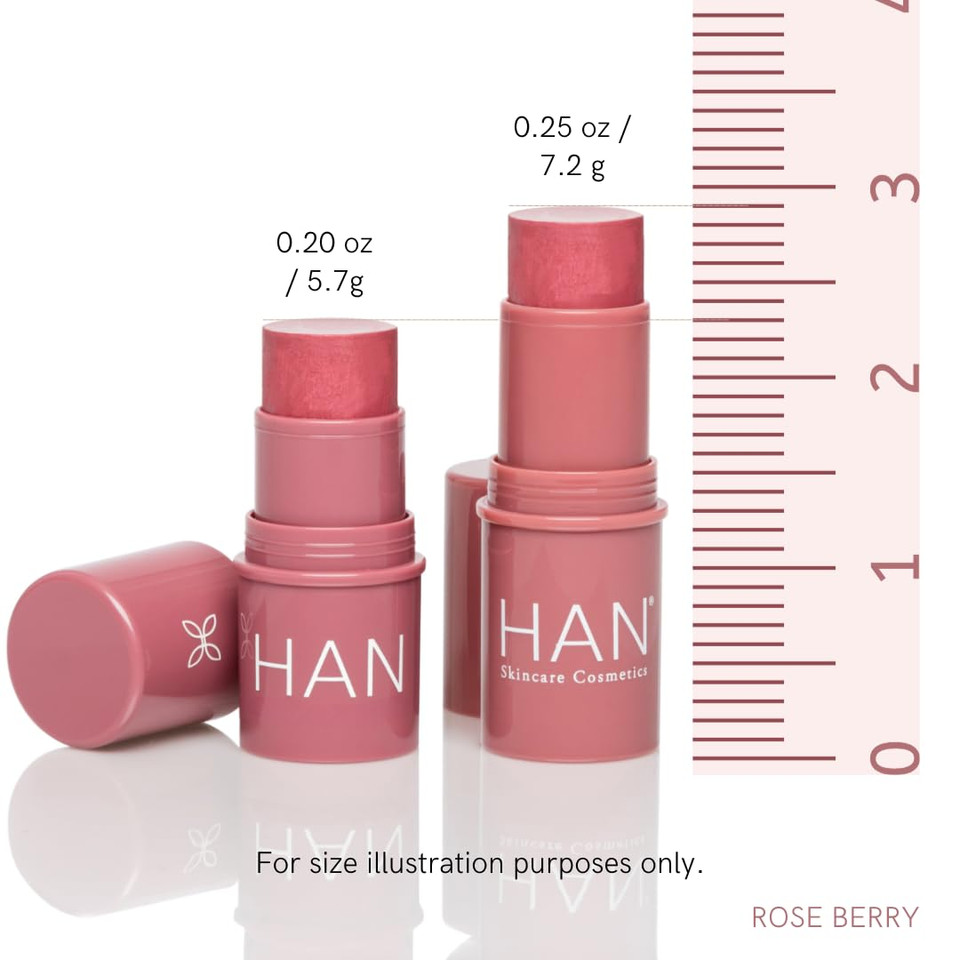 Han Skincare Cosmetics Vegan, Cruelty-Free 3-In-1 Multistick For Cheeks, Lips, Eyes, Coral Hibiscuscoral Hibiscus0.20 Ounce (Pack Of 1)