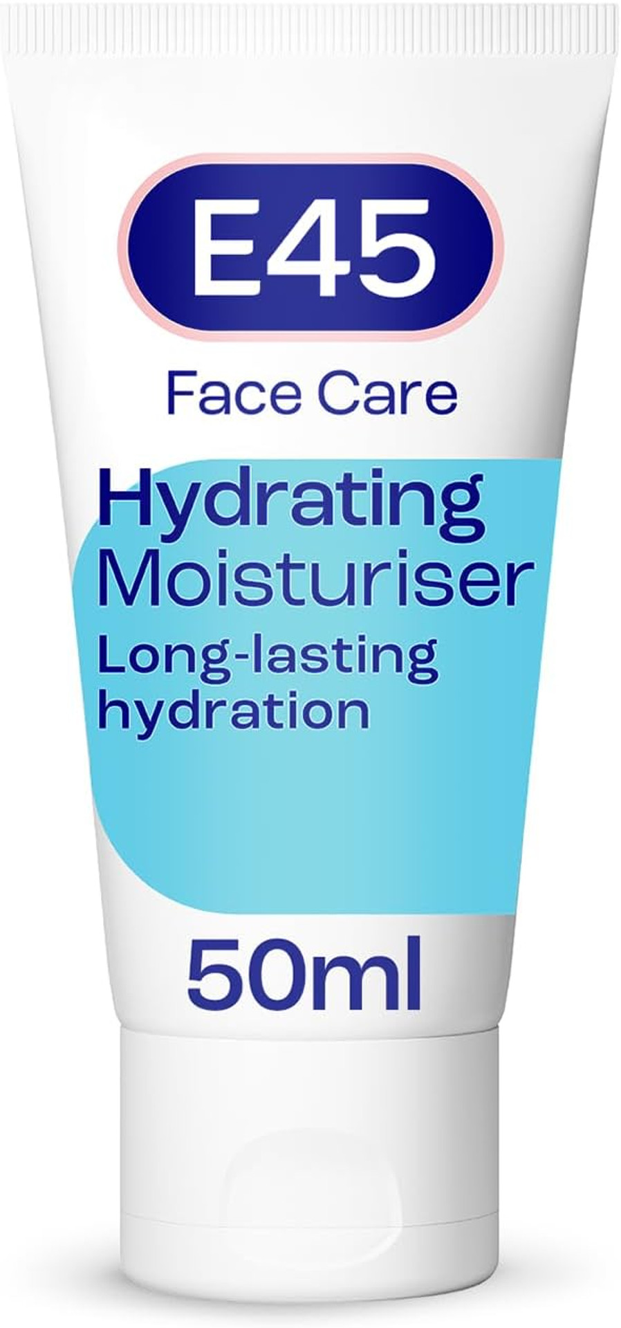 E45 Face Moisturiser  Hydrating Face Cream for Long-Lasting Moisturisation - Lightweight Cream for Dry and Sensitive Skin  Fast-Absorbing and Non-Greasy Formula - Dermatologically Tested - 50ml E45 Face Moisturiser  Hydrating Face Cream for Long-Lasting Moisturisation - Lightweight Cream for Dry and Sensitive Skin  Fast-Absorbing and Non-Greasy Formula - Dermatologically Tested - 50ml