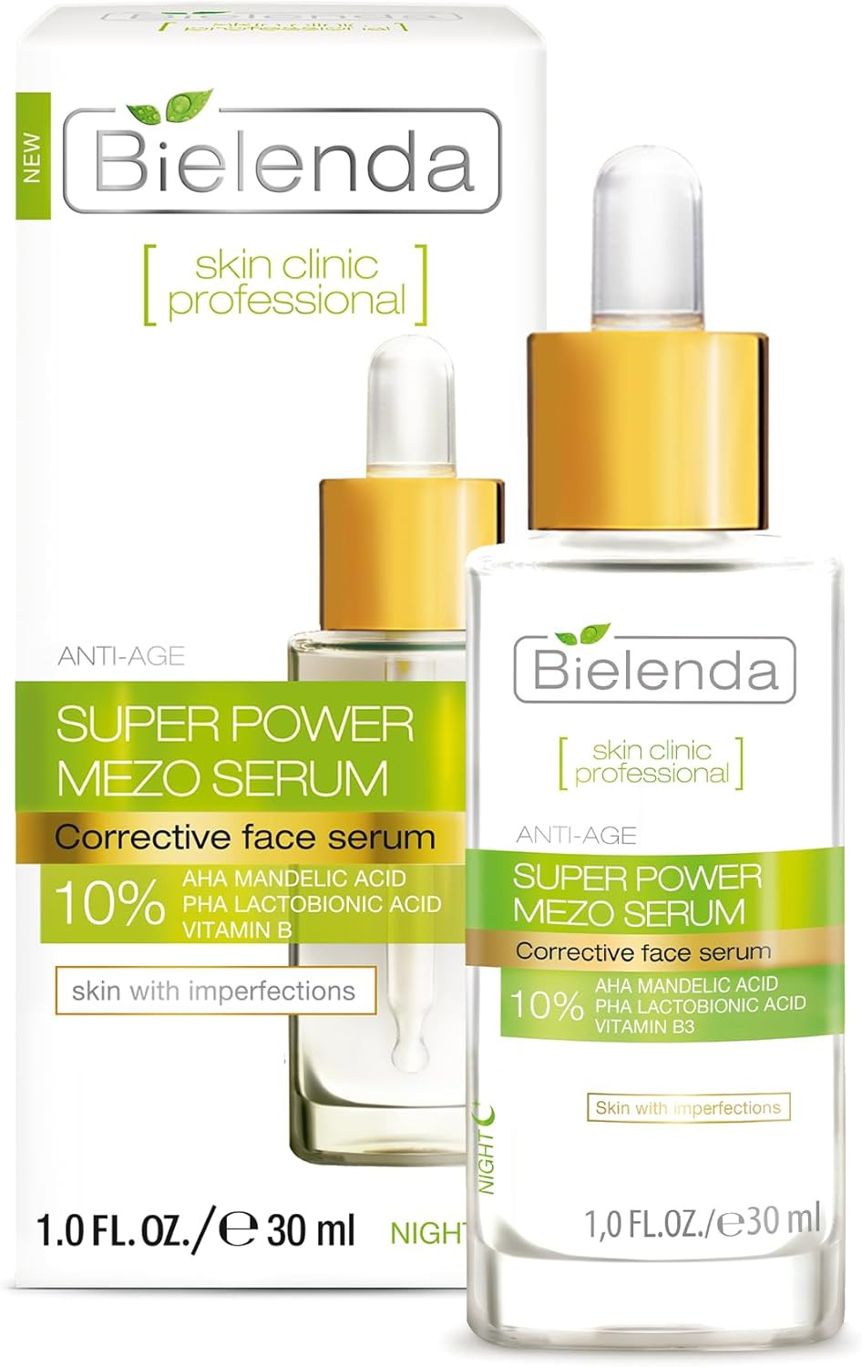 Bielenda Professional Mezo Anti-Wrinkle Corrective Serum with Mandelic Acid 30ml