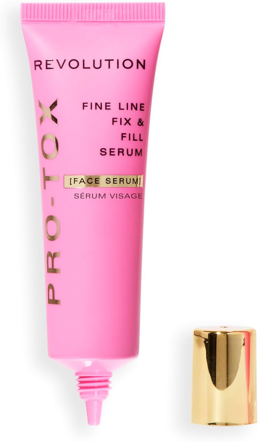 Revolution, Pro-tox Fine Line Smoothing Face Serum, Helps Fine Lines & Wrinkles with Peptides, Dermatologist-Tested & Approved, Vegan & Cruelty-Free, 30g