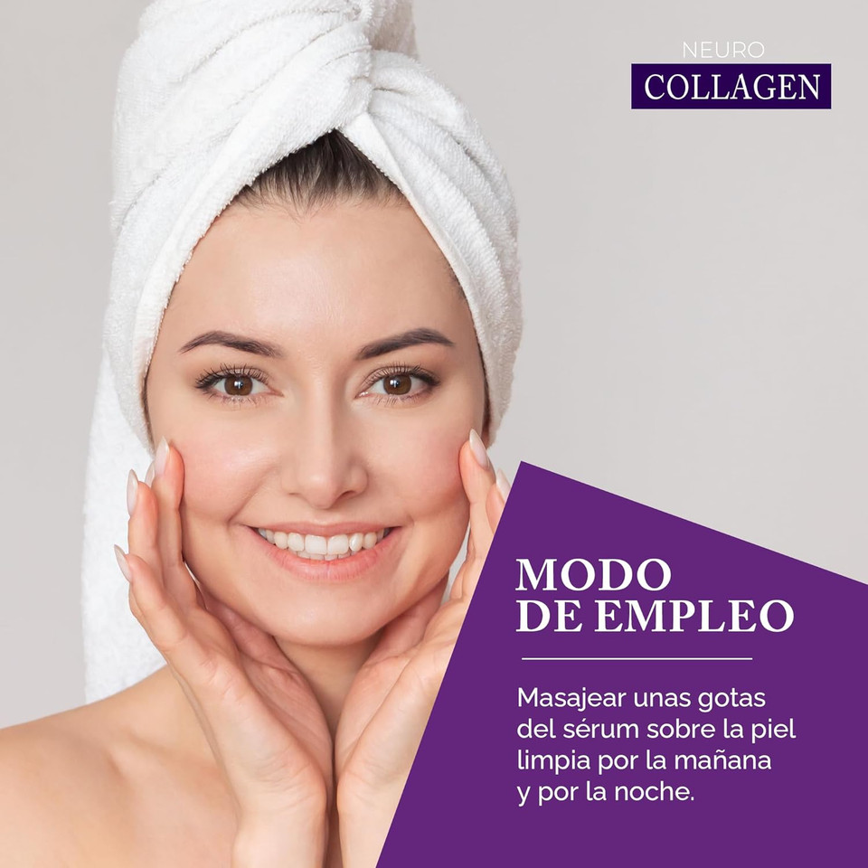 Bielenda Neuro Collagen Face Serum with Collagen Peptides and Ceramides, Anti-Ageing, Anti-Wrinkle, Day/Night, 30 ml