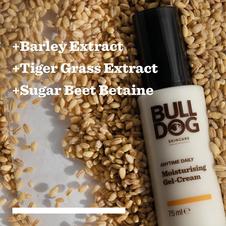 BULLDOG SKINCARE - Anytime Daily Hydrating Gel Cream for Men | Refresh & Awaken Skin | 75 ml
