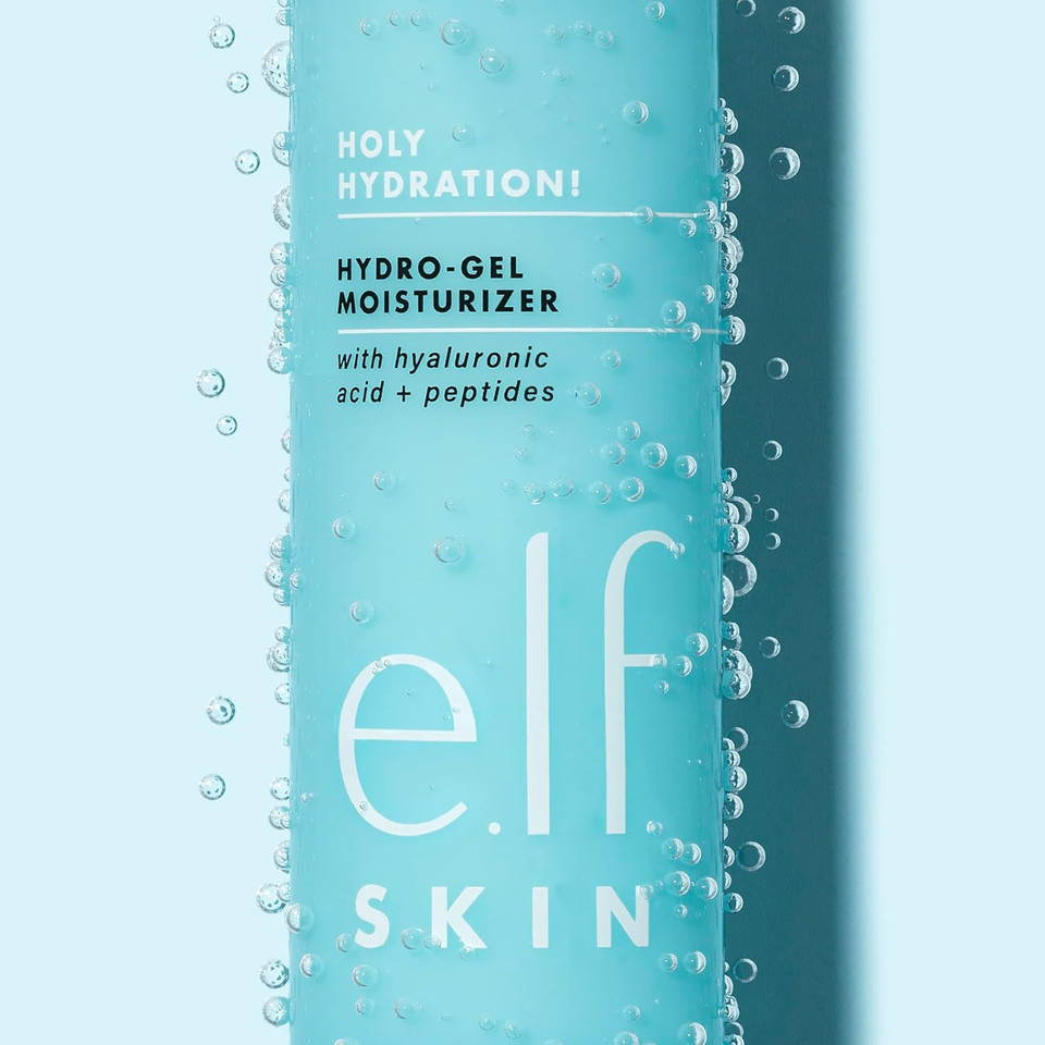 e.l.f. SKIN Holy Hydration! Hydro-Gel Moisturiser, Lightweight Face Moisturiser For Promoting A Bouncy & Plump Complexion