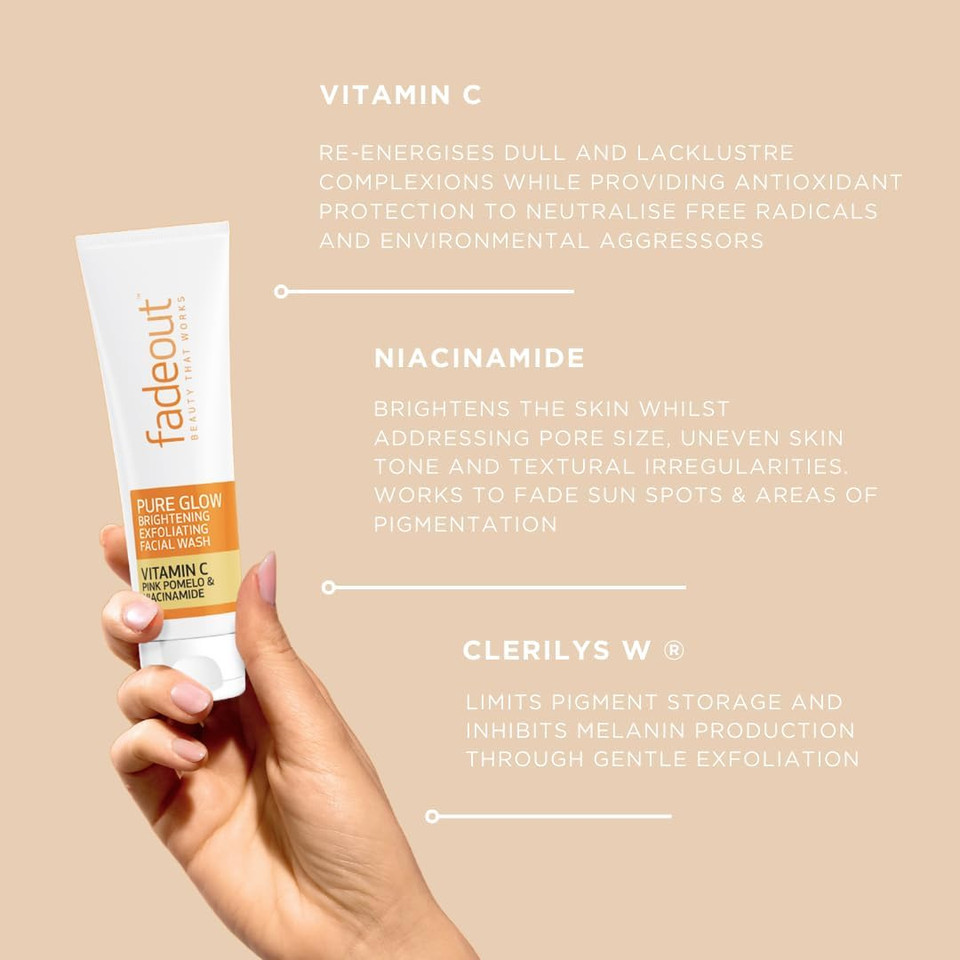 Fade Out Pure Glow Brightening Day Cream - Dark Spot Reducing, Skin Brightening & Hydrating Moisturizer - 50ml