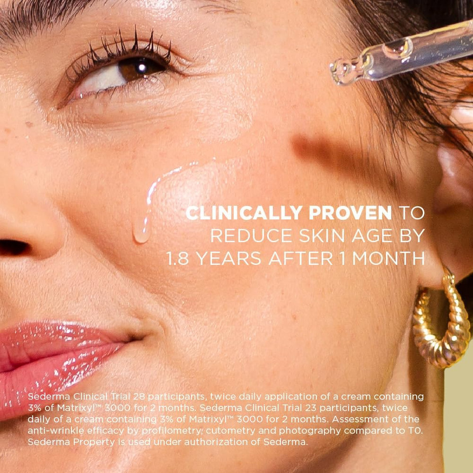 Skin Republic Matrixyl 3000 10% Anti-Aging Serum, Reduces Deep Wrinkles & Improves Skin Texture (30ml)