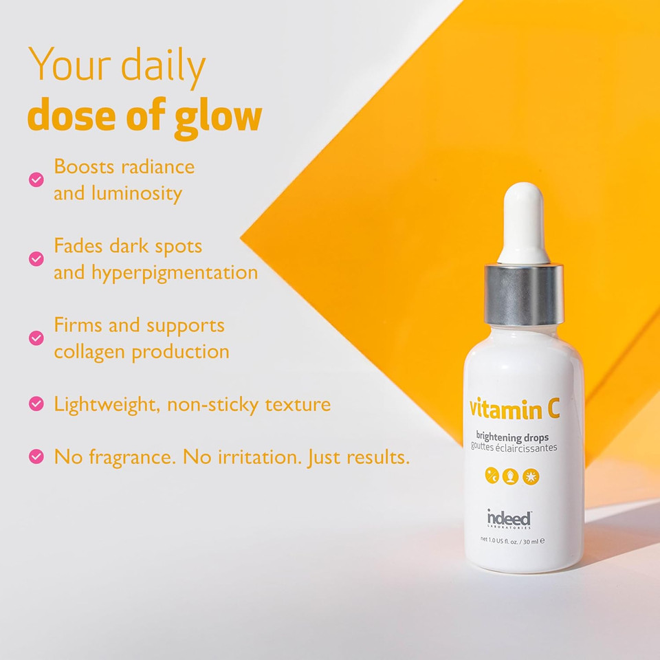 Indeed Labs Vitamin C Brightening Drops, 30 ml