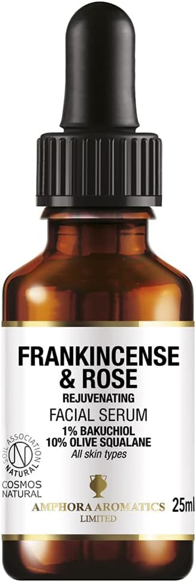 Amphora Aromatics Frankincense & Rose Bakuchiol Face Serum 25ml