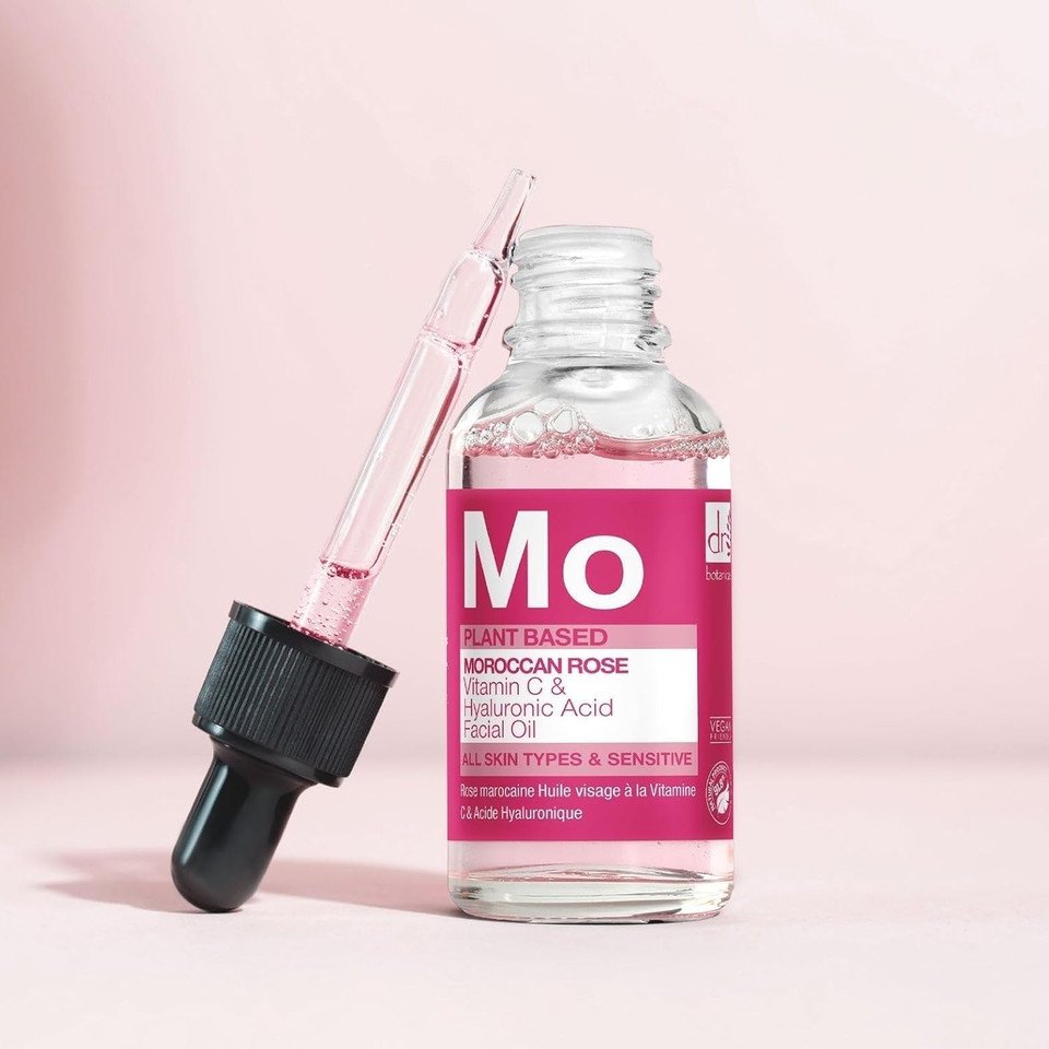 Dr Botanicals Moroccan Rose Facial Oil with Hyaluronic Acid & Vitamin C 30ml