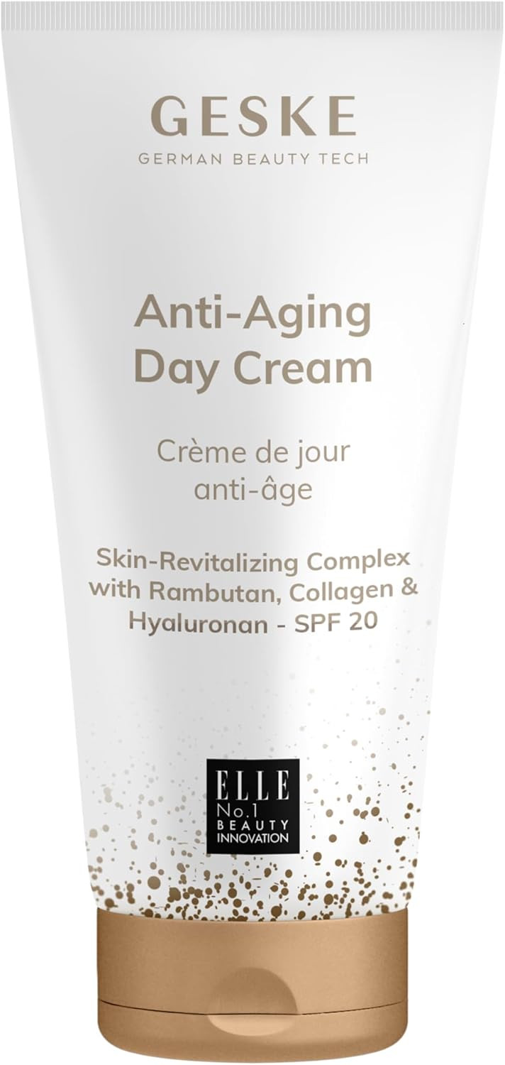 GESKE | Anti Aging Day Cream | SPF 20 | Moisturizing cream with hyaluron | Anti-Wrinkle Cream | Moisturizing Skin Cream | Vegan | Without animal testing | Complements GESKE SmartAppGuided Devices