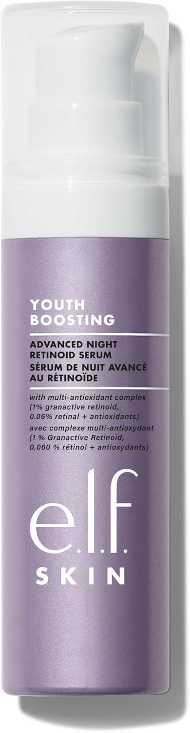 e.l.f. SKIN Youth Boosting Advanced Night Retinoid Serum, Anti-ageing Serum For Reducing Appearance of Fine Lines & Wrinkles, Vegan & Cruelty-Free