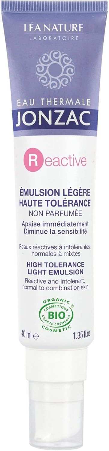 Eau Thermale Jonzac Organic Cosmetic Reactive High Tolerance Light Cream, 40 ml