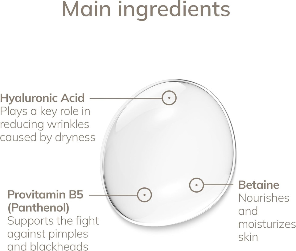 GESKE | Hyaluronic Acid Serum | For dry skin | Facial care hyaluronic acid with triple structure | anti-aging serum | Vegan Formula | without animal testing | Complements GESKE SmartAppGuided Devices