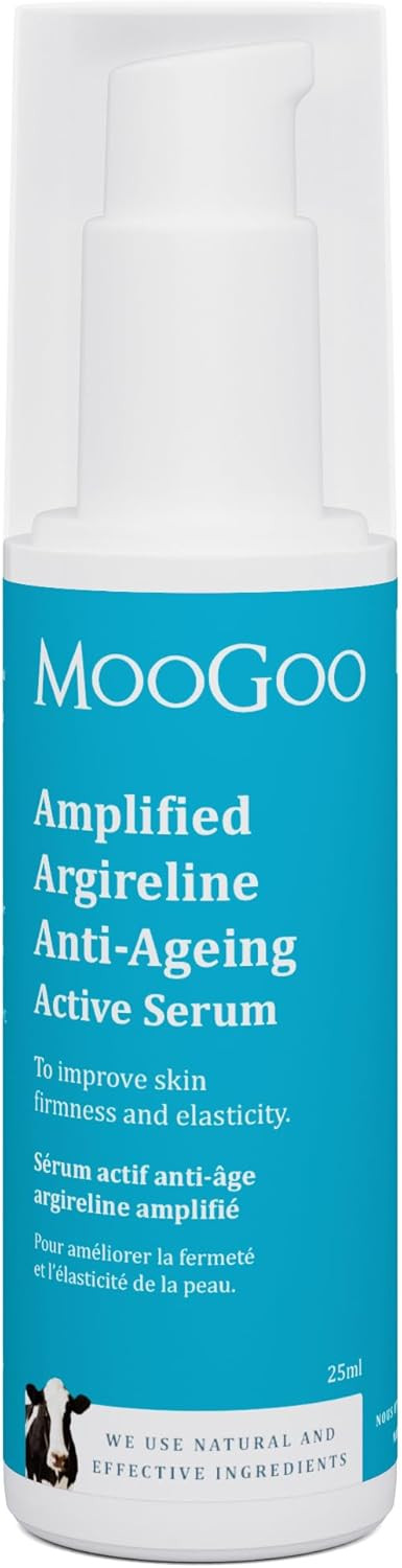 MooGoo Amplified Anti-Ageing Serum with Argireline® Amplified Peptide - 50x More Potent Than Regular Argireline® Peptide, 25ml / 0.85 fl.oz