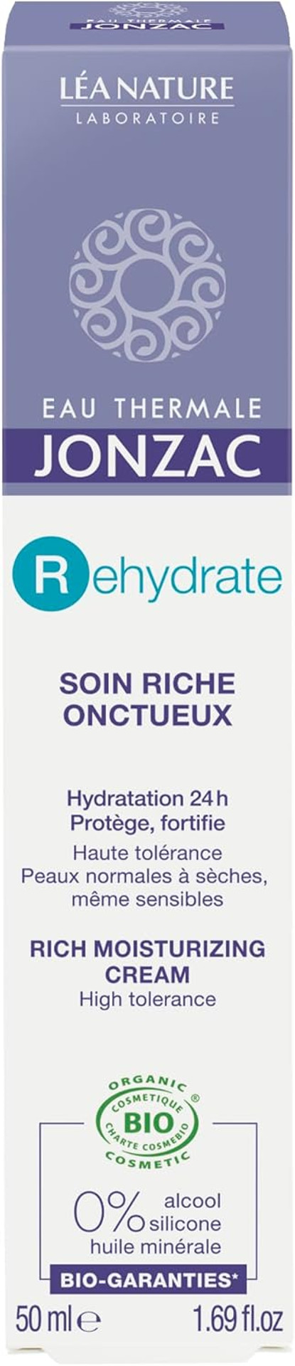 Thermal Water Jonzac Care Rich Rehydrating Tube of 50 ml - organic cosmetics Thermal Water Jonzac Care Rich Rehydrating Tube of 50 ml - organic cosmetics