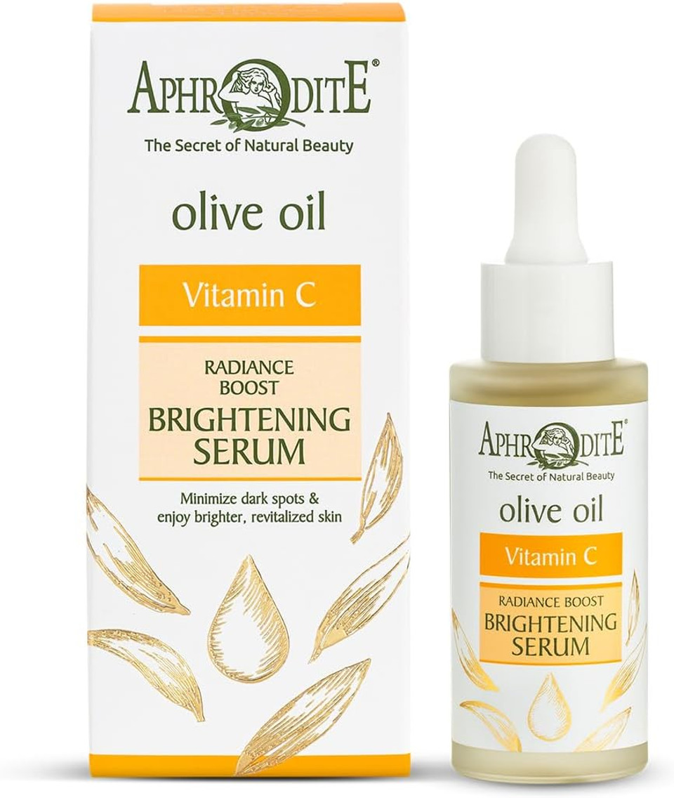 Aphrodite - Vitamin C Radiance Boost - Brightening Serum - Minimize Dark Spots - Lightweight & Fragrance-Free - Suitable for Dull Skin