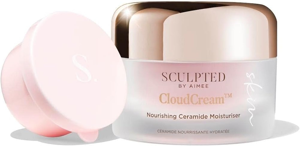 Cloud Cream from Sculpted by Aimee - Hydrating, Non Comedogenic Moisturiser with Ceramide, Shea Butter & Hyaluronic Acid for Dehydrated Skin (Refill)