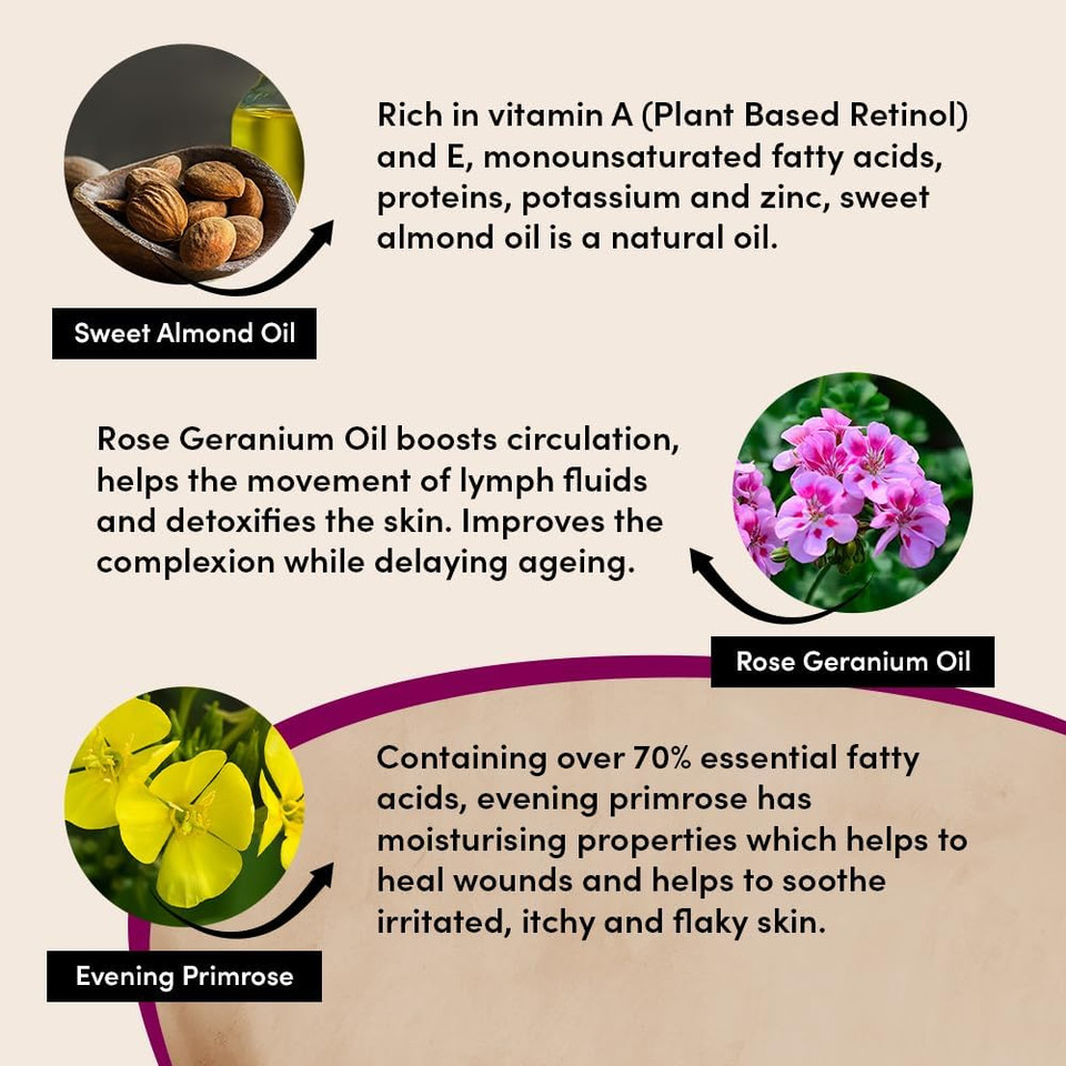 Urban Veda Skin Firming Reviving Day Cream| For Mature, Tired & Wrinkled Skin| Anti Age & Anti Wrinkle |Rosehip oil, Rose Geranium oil & Pomegranate extract|Light Moisturiser Face Women and Men| 50 ML