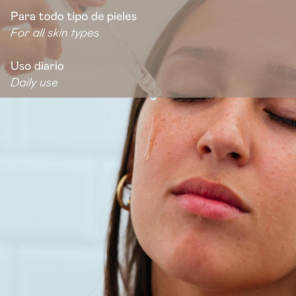 Valquer Laboratories Moisturising Facial Serum With Bamboo Water And Hyaluronic Acid Super Moisturising 98% Natural Ingredients All Skin Types - 30ml