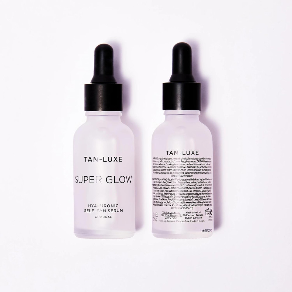 Tan-Luxe SUPER GLOW BODY Self Tan Serum, (150 ml) Gradual Self Tanning Skin Care for Body, Cruelty Free & Vegan