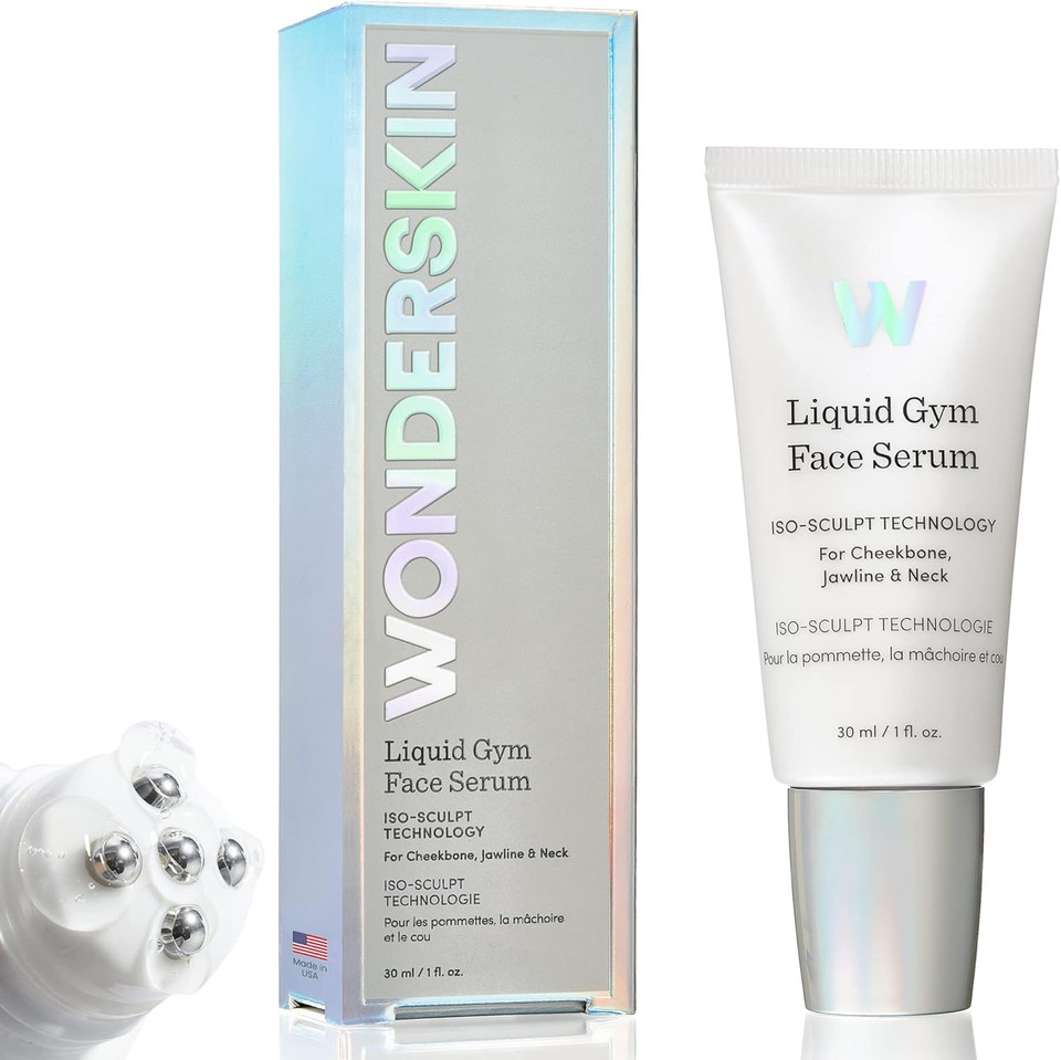 Wonderskin Liquid Gym Face Serum, Hyaluronic Acid Serum For Face, Glowing Facial Skin Care Product, Hydrating Anti Aging Serum For Face