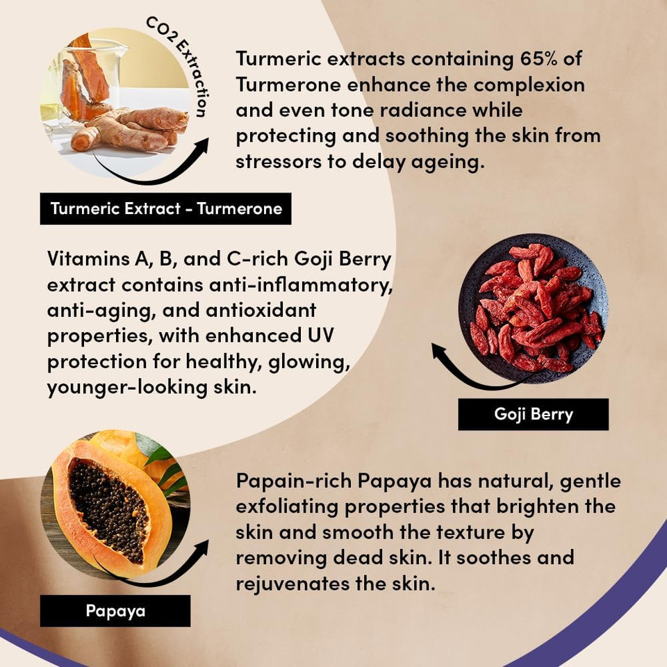 Urban Veda Radiance Facial Oil | Natural Face oil | For Dry, Dull and dehydrated Skin | Peptide and Turmerone | Pigmentation and Brightening | Collagen Face oil | Face Bio Oil | Vitamin E Oil | 30 ML Urban Veda Radiance Facial Oil | Natural Face oil | For Dry, Dull and dehydrated Skin | Peptide and Turmerone | Pigmentation and Brightening | Collagen Face oil | Face Bio Oil | Vitamin E Oil | 30 ML