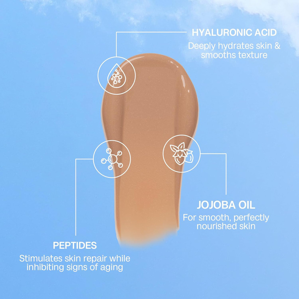 Bali Body Tinted Super Serum SPF30 | Tan Shade Daily Skincare for All Skin Types | Hyaluronic Acid Infused Skin Perfector for Glowing Skin | Vegan, Cruelty Free, Australian Made (30ml/1.01fl oz)