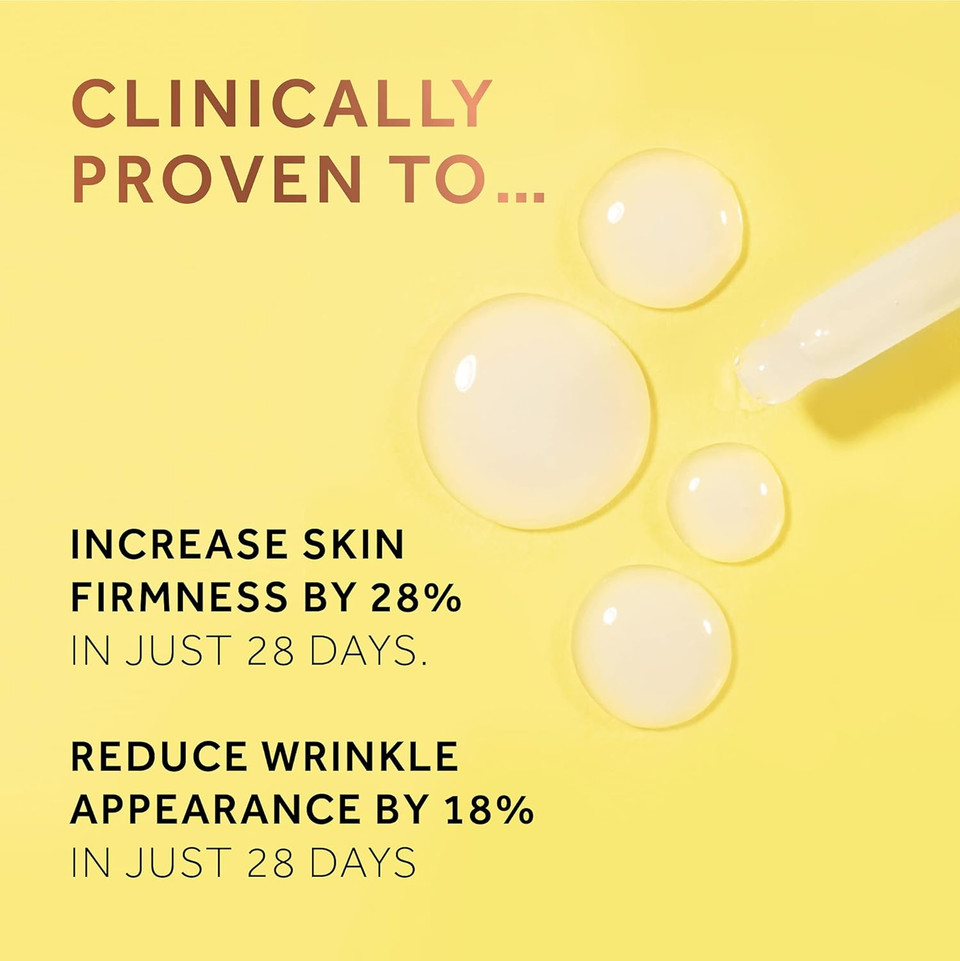 Absolute Collagen Boosting Hyaluronic Acid & Bakuchiol Face Serum, Anti-Aging Serum for Wrinkles, Retinol Alternative for Youthful, Hydration & Radiance, Plump Skin, 30ml