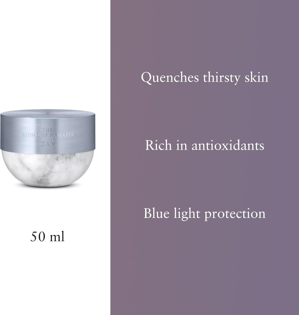 RITUALS Hydrating Day Cream The Ritual of Namaste - Gel Face Cream with Hyaluronic Acid - Hydrating Moisturiser for Dry and Sensitive Skin - 50ml