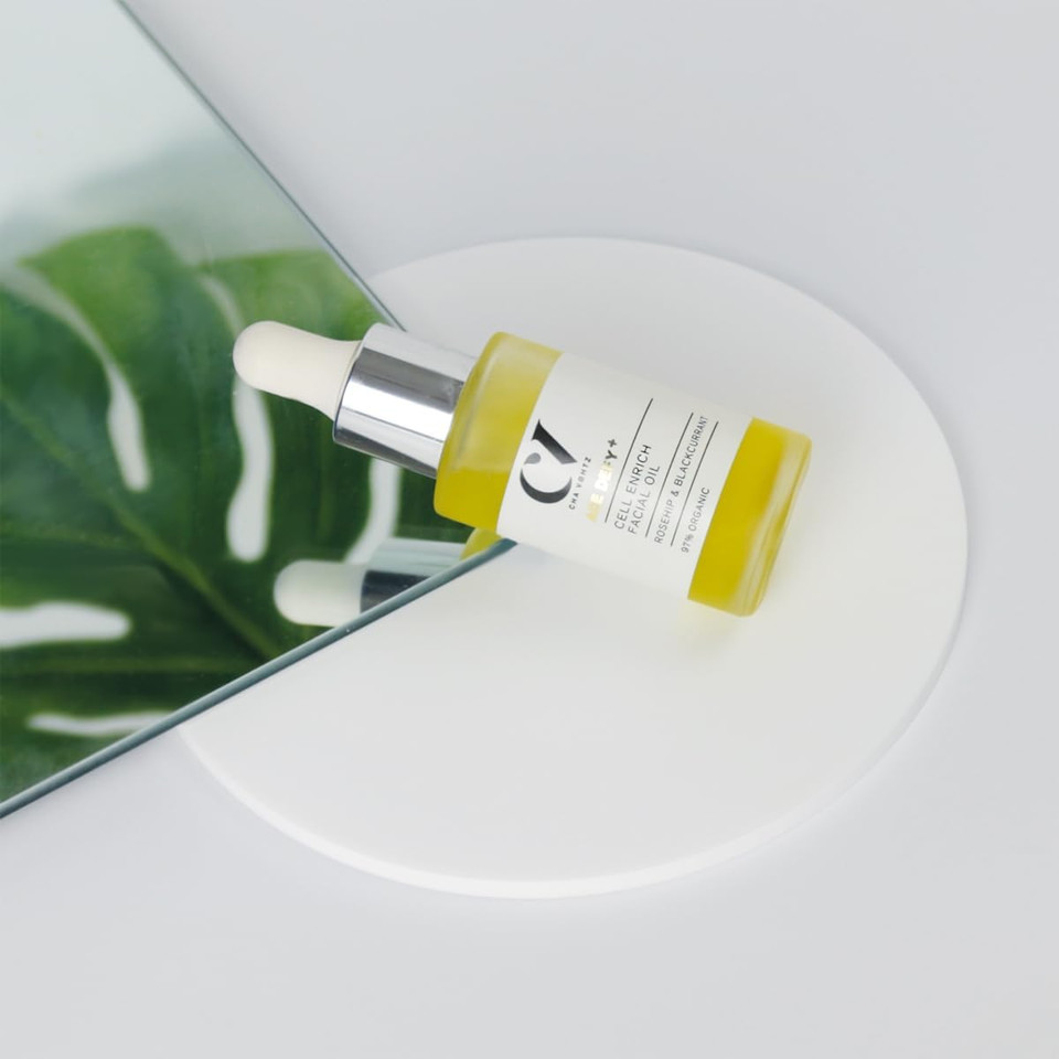 Green People Age Defy+ Cell Enrich Oil - With Rosehip, Suitable for Mature Skin - Paraben Free - Vegan, 30ml