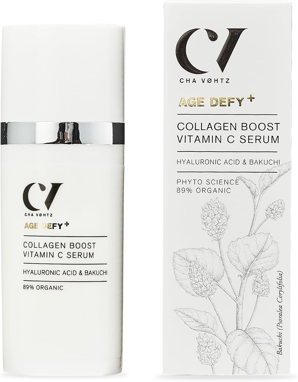 Green People Age Defy+ Collagen Boost Vitamin C Serum - Serum with Vitamin C - Paraben & Alcohol Free - Vegan, 30ml