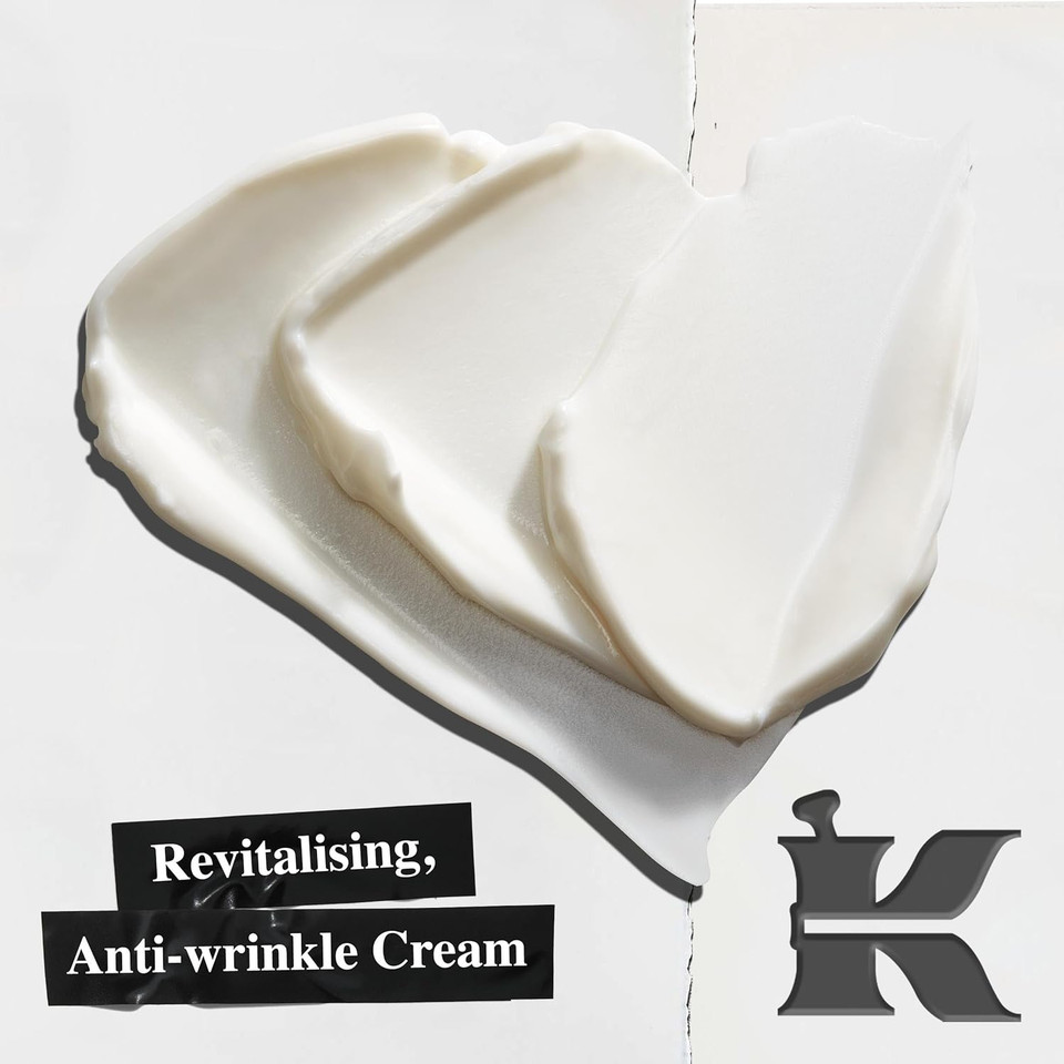 Kiehl's Age Defender Cream Moisturiser: Firming Moisturiser for Men with Linseed Extract, Reduces the Appearance of Wrinkles, 50Ml