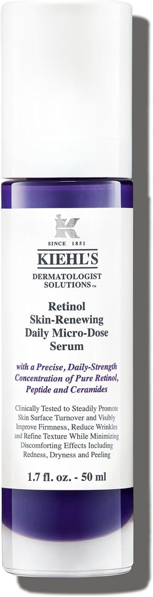 Kiehl's Retinol Skin-Renewing Daily Micro-Dose Face Serum, Reduces the Appearance of Wrinkles, Firms Skin, Smooths Skin Texture Kiehl's Retinol Skin-Renewing Daily Micro-Dose Face Serum, Reduces the Appearance of Wrinkles, Firms Skin, Smooths Skin Texture