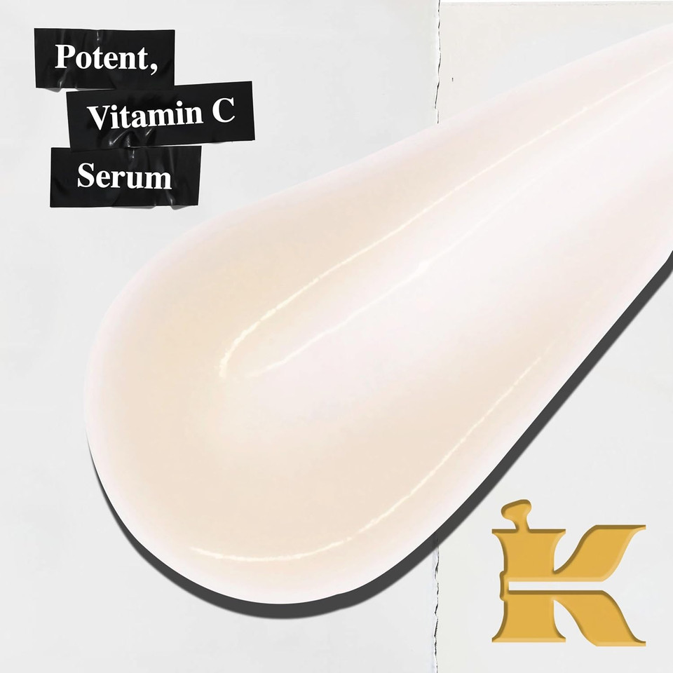 Kiehl's Powerful-Strength 12.5% Vitamin C Serum, Line-Reducing Concentrate Face Serum