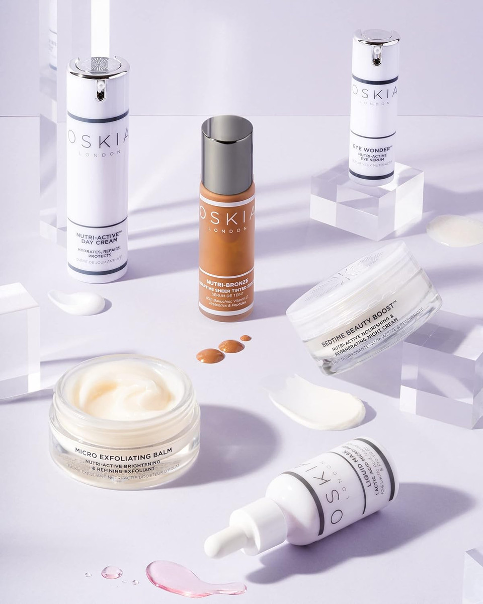 OSKIA Nutri-Active Day Cream - Lightweight Hydrating Face Cream with Vitamins & Peptides, Boost Collagen Production