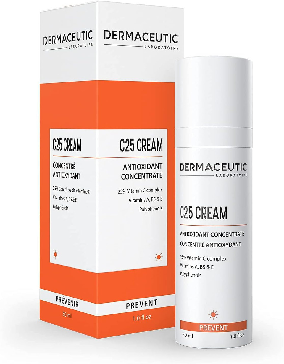 Dermaceutic Tri Vita C30-30% Vitamin C Serum - Premium highly concentrated product with 3 types of Vitamin C and Vitamin E - Antioxidant face serum - 30ml