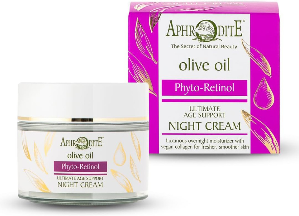 Aphrodite Nourishing & Firming Night Cream - Hydrating and Firming Night Cream with Hyaluronic Acid & Argan Oil (50 ml / 1.70 fl oz)