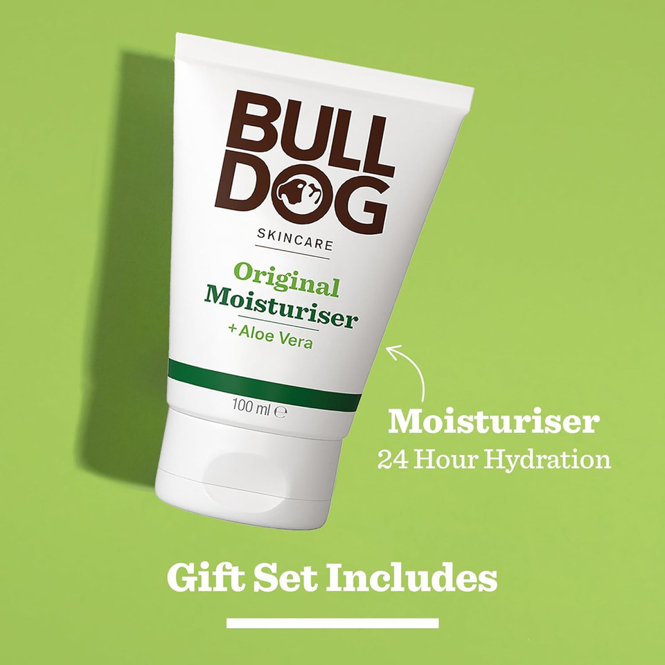 Bulldog Skincare | Men's Gift Set | Original Moisturiser Cracker
