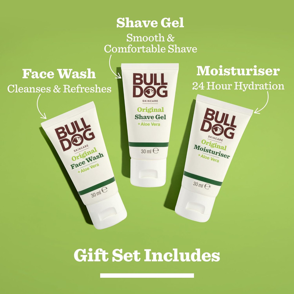 Bulldog Skincare | Men's Gift Set | Mini Trio National