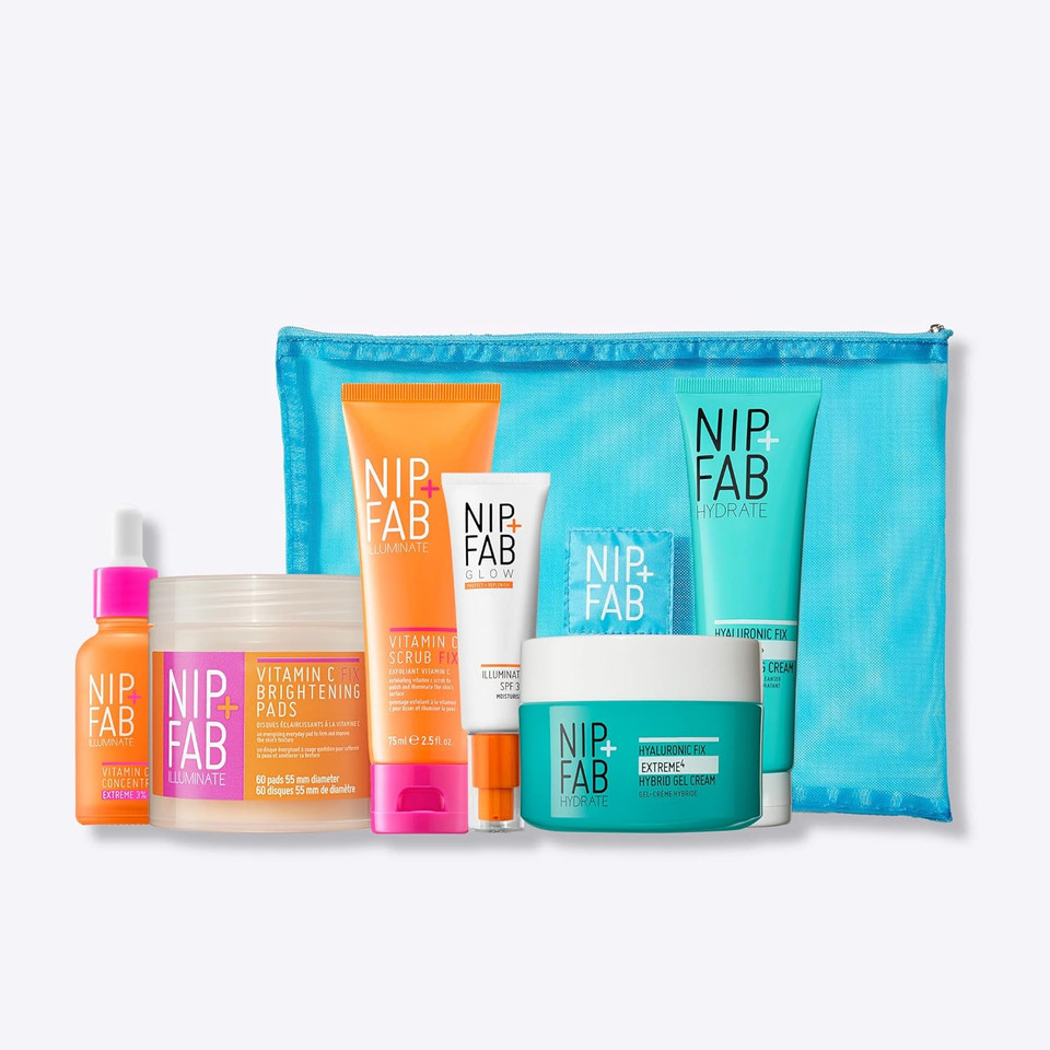 Nip + Fab Brighten & Hydrate Gift Set - Mesh Bag
