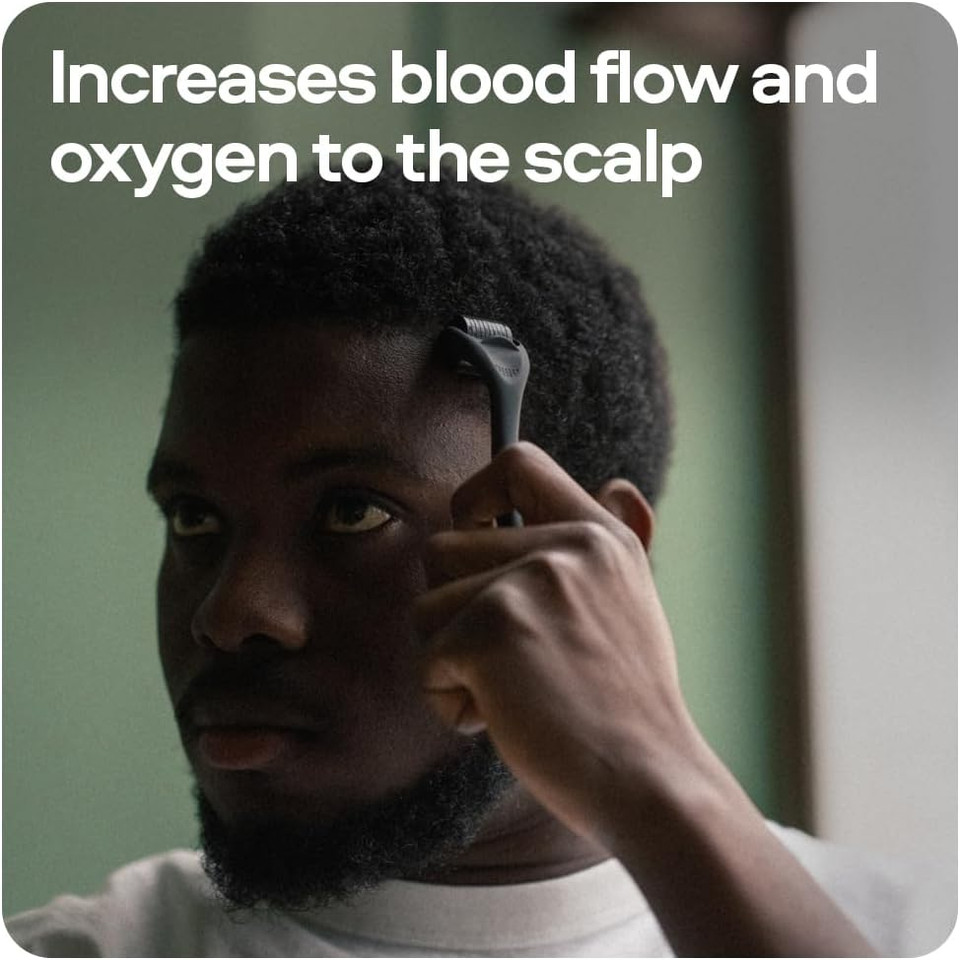 Sons 0.25 Derma Roller for Hair Growth. Microneedling for Hair and Beard. 540 0.25mm Stainless Steel Microneedles. Stimulates Collagen Production for Hair Loss & Thinning in Men. Made in Europe