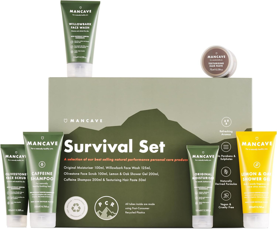 ManCave Survival Gift Set