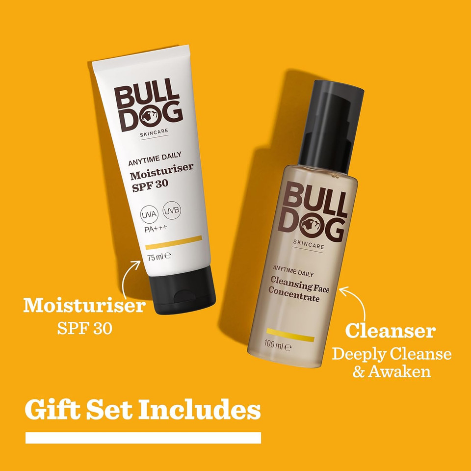 Bulldog Skincare | Men's Gift Set | Advanced Anytime Daily Duo